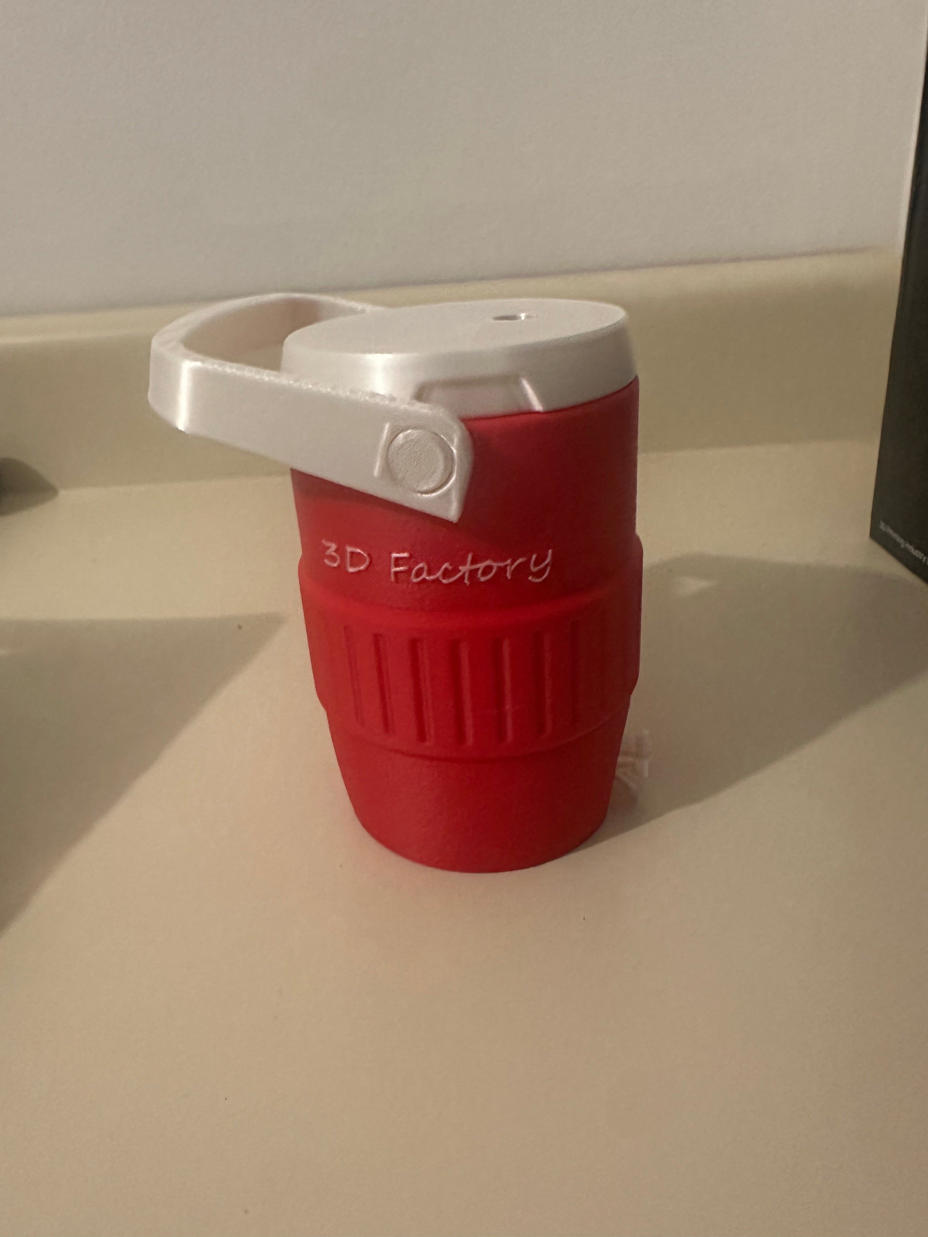 Custom Koozie with straw holder